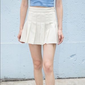 Brandy Melville Cream Dana Skirt